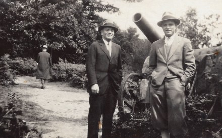 Daddy, with Grandpa.. enhanced