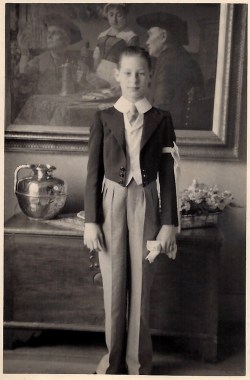 Pitou de la Salle, as a young boy