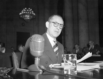 Eccles, before Congress