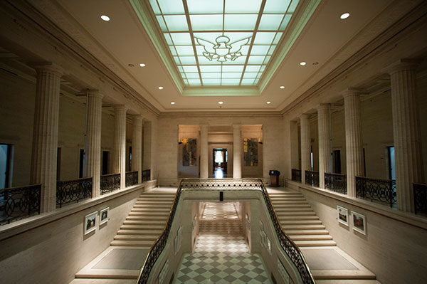 Fed Reserve interior